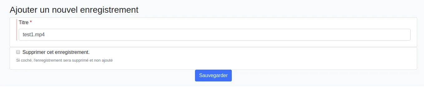 Enregistreur