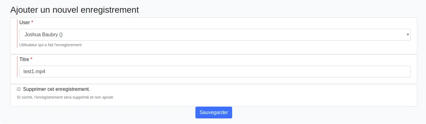 Enregistreur